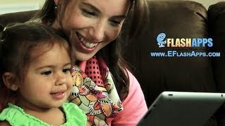 Baby Flash Cards by EFlashApps  Educational Apps for Kids on iTunes Google amp Amazon [upl. by Ettennod]