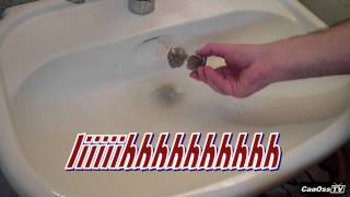 Waschbecken Verstopfung beheben in 1 Minute Abfluss verstopft Becken Dusche Badewanne Spüle [upl. by Nnanerak974]