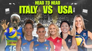 HEAD TO HEAD ITALY VS USA ‼️ [upl. by Lertnahs276]