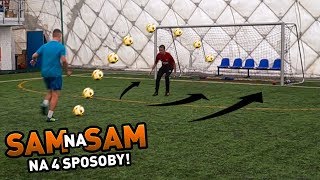 ⚽ SAM NA SAM NA 4 SPOSOBY Z EKIPĄ ⚽ [upl. by Ybhsa]