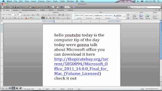 how to install office 2011 for mac [upl. by Troyes389]