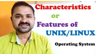 Features or Characteristics of UNIX or LINUX Operating system  os [upl. by Crabb]