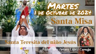 ✅ MISA DE HOY martes 1 de Octubre 2024  Padre Arturo Cornejo [upl. by Ahtar]