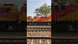 WDG 6G amp WDG 4G double heading indianrailways [upl. by Nigen]