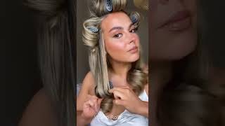 Velcro Rollers Tutorial  Easy Bouncy Curls [upl. by Wini942]