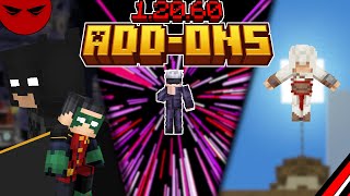 MCPE Addons for 12060 Jujutsu Kaisen Addon The Batman Addon Assassins Creed Addon [upl. by Vincenz]