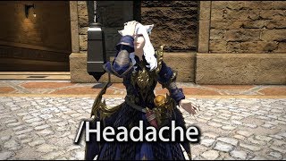 FFXIV Headache Emote [upl. by Acirema]