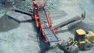 Sandvik QE440 making Rip Rap [upl. by Geminian]