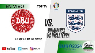 DINAMARCA VS INGLATERRA  EURO COPA 2024 ⚽️  EN VIVO ✅ [upl. by Corwin]