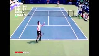 Sam Groth  Worlds FASTEST Tennis Serve Ever  2634 kmh  1637 mph [upl. by Cotterell]