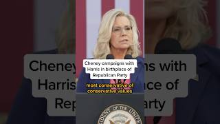 Cheney campaigns with Harris in birthplace of Republican Party [upl. by Catlee444]