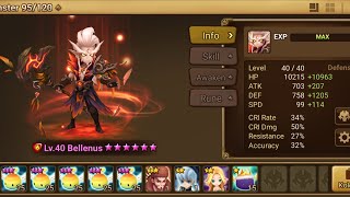 summoners war  rta combo with bellenus  druid fire [upl. by Leonie666]