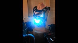 LED suit with microphone and spectrum analyzing [upl. by Takashi]