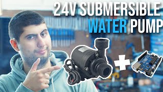 Control a SUBMERSIBLE WATER PUMP with an ARDUINO arduino waterpump [upl. by Yttak]