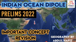 DOES quotINDIAN OCEAN DIPLOEquot impact the INDIAN MONSOON  Geography Prelims 2022 Minds Of Aspirants [upl. by Erolyat73]