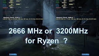 2666mhz vs 3200mhz RAM Test in 12 Games  AMD Ryzen [upl. by Keemahs]