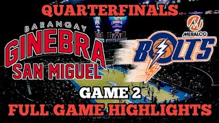 GINEBRA VS MERALCO GAME 2 FULL HIGHLIGHTS  PBA UPDATES  PBA HIGHLIGHTS  PBA LIVE [upl. by Imyaj209]