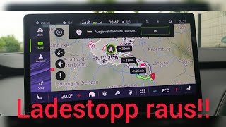 SKODA ENYAQ  Navigation ohne nervigen Ladestopp  neue Schnellfunktion unter 37 [upl. by Ogdan]