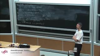 Laurent Bartholdi Amenable groups  Lecture 2 [upl. by Eirolav]