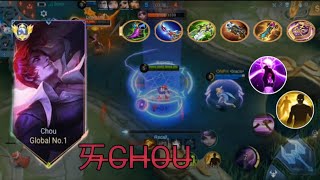 EASY LEGENDARY ROAMING CHOU GAMEPLAY ㄞ̶C̶H̶O̶U̶ [upl. by Wira]