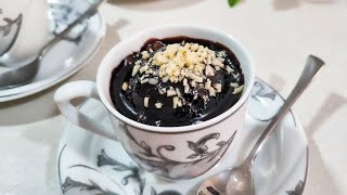 Chocolate mug cake  easy recipe without oven [upl. by Alleira448]