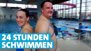 Ohne Schlaf zum Sieg 24 Stunden Schwimmen in Schorndorf [upl. by Assilav]