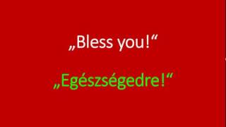 Bless you  in Hungarian [upl. by Koblick658]