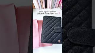 Pack my2025 planner with me 🖤asmr journaling notebook plannercommunity planner agenda [upl. by Natlus437]