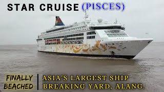 Finally Beached  star cruise  Alang Ship Breaking Yard [upl. by Hoo]