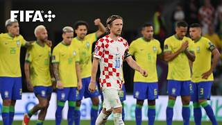 Brazil v Croatia Full Penalty Shootout  2022 FIFAWorldCup [upl. by Ardnaek588]