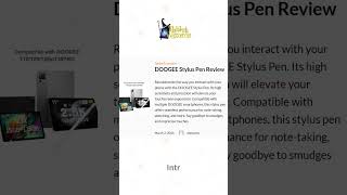 🐶DOOGEE Stylus Pen Review [upl. by Gaul467]