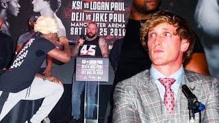 KSI VS LOGAN PAUL PRESS CONFERENCE HIGHLIGHTS [upl. by Bettine]