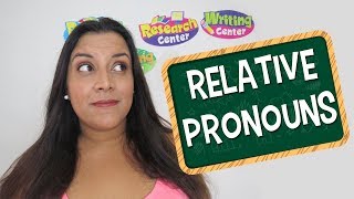 Aprende en Inglés Los pronombres relativos Relatives Pronouns [upl. by Anirtep]