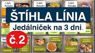 2 Jedálniček na 3 dni Štíhla línia [upl. by Rob]