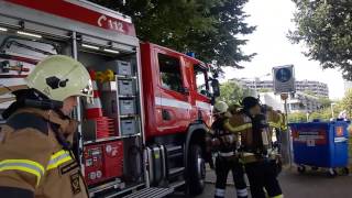 Feuerwehr Muttenz kommt nach Flächenbrand nach Basel [upl. by Lincoln]