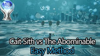 Easy Method  Legendary Bout Cait Sith vs The Abominable Required for 7 Star Hotel Trophy [upl. by Ban]