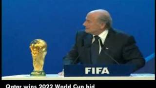 Qatar wins 2022 world Cup bid [upl. by Alicul769]