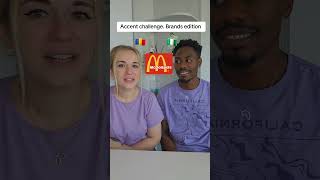 accent challenge 🇷🇴 vs 🇳🇬  brands edition viralvideo accentchallenge foryou relatable fyp [upl. by Tjaden]