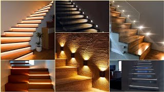 Top 100 elegant staircase lighting ideas 2023  Top 8 Great Ways to Light Up your home Stairs 2023 [upl. by Fortunato966]