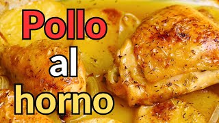 6 recetas de pollo al horno jugoso con papas  comidas con pollo rapidas de hacer [upl. by Durrell]