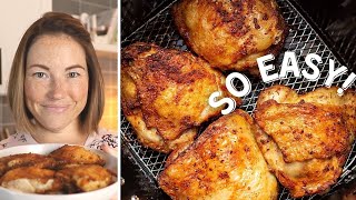 Air Fryer Chicken Thighs  How to make the best chicken thighs in the Air Fryer [upl. by Swope89]