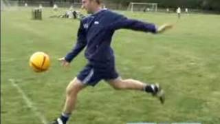 Goal Keeping Tips amp Moves in Soccer  How to Punt a Soccer Ball [upl. by Nitsrek94]