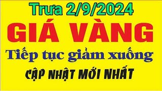 Giá vàng hôm nay 9999 trưa ngày 292024 GIÁ VÀNG MỚI NHẤT Bảng giá vàng 24k 18k 14k 10k [upl. by Sauveur716]