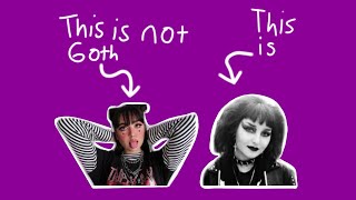 Why Modern quotGothquot Is Not Real Goth [upl. by Soirtemed]