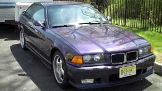 1996 E36 BMW M3  Techno Violet  Review Tour and quick walk around [upl. by Swords490]