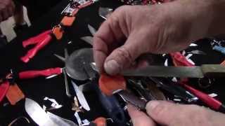 How to Tune up knives with a Poker Chip Sharpens Best Knife Sharpener [upl. by Ahsen]