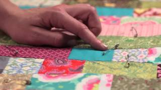 Quilty Tying a Quilt—Quilting Howto [upl. by Eldnar846]