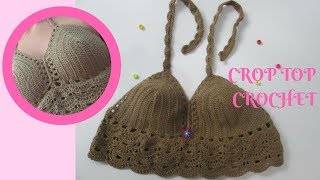 Cómo Tejer CROP TOP a Crochet 💞 [upl. by Sierra]