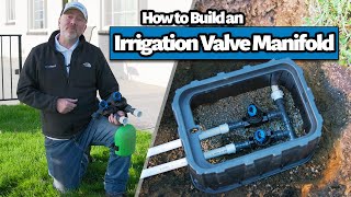 How to Build a Irrigation Valve Manifold  Sprinklers amp Drip Irrigation DIY Beginners Guide [upl. by Allisan]