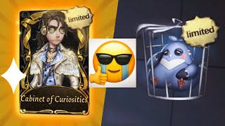 Identity V  I WON I think Mercenary Essence Opening Cabinet of Curiosities amp NEW IDV Pet Bongo [upl. by Arualana]